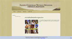 Desktop Screenshot of eternidadmundosopuestos.telemw.com