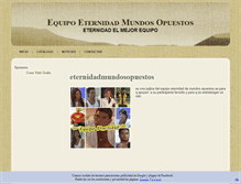 Tablet Screenshot of eternidadmundosopuestos.telemw.com